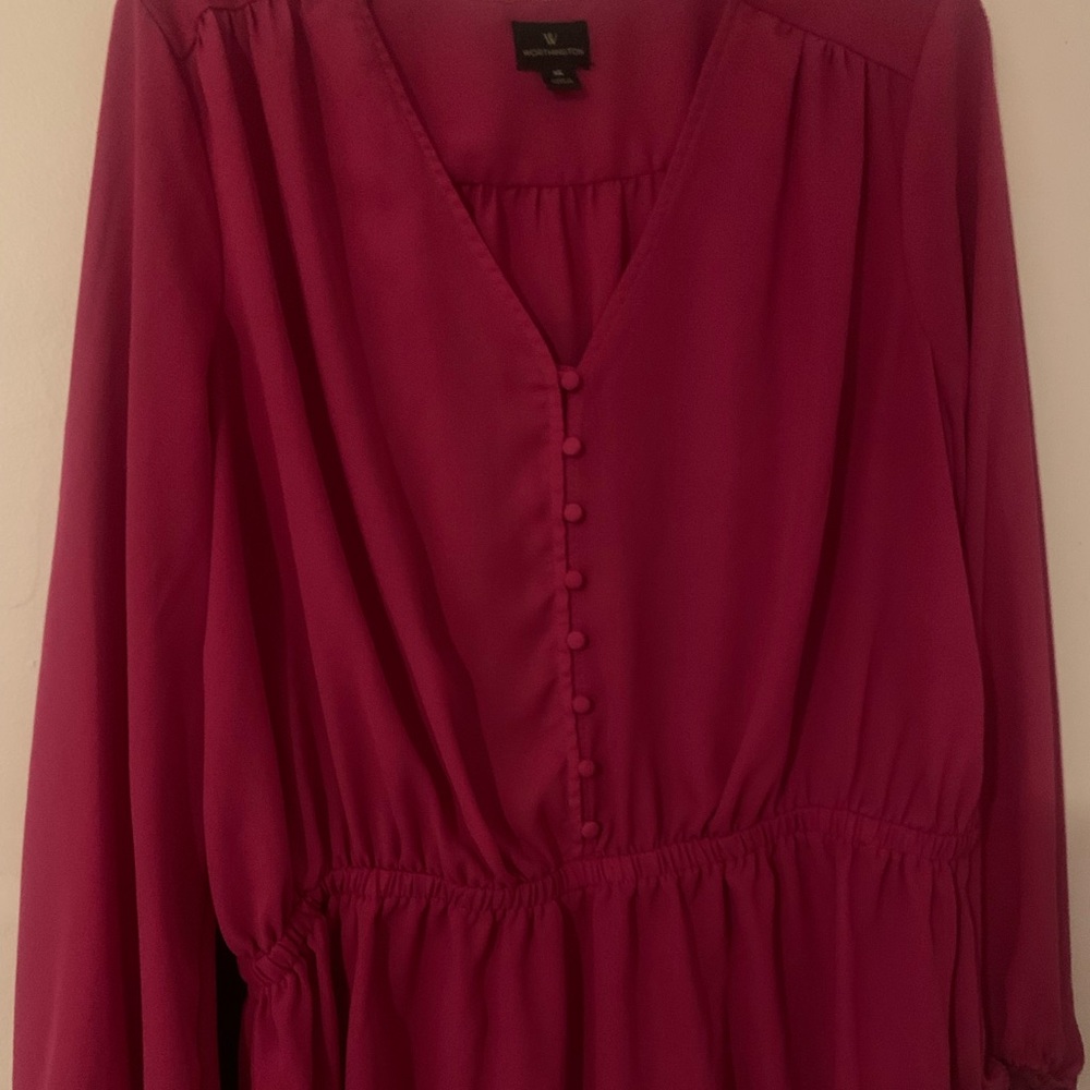 Worthington peplum blouse
